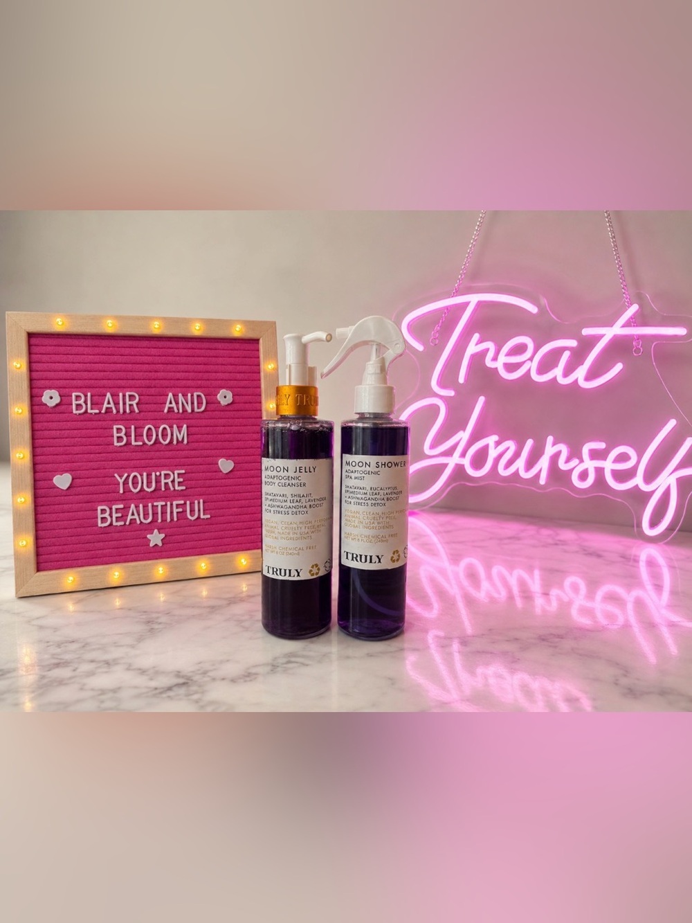 Truly Beauty DISCONTINUED Moon Jelly Body Cleanser & Moon Shower Spa Mist